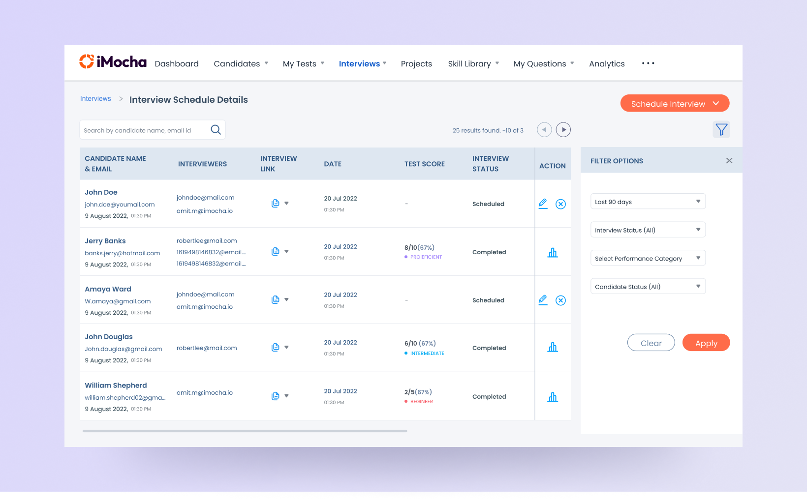 Charterhouse homepage on ipad